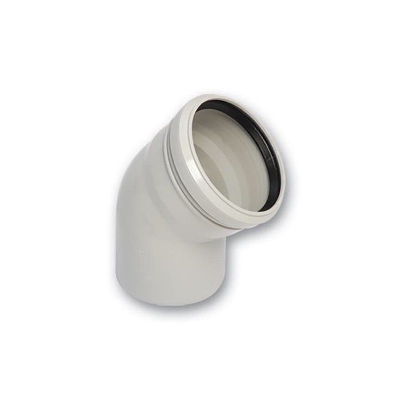 PVC ATIKSU AÇIK DİRSEK 110*45 KALDE