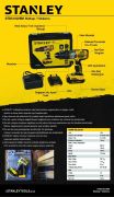 STANLEY STDC18LHBK İON DARBELİ MATKAP 2 AKÜLÜ