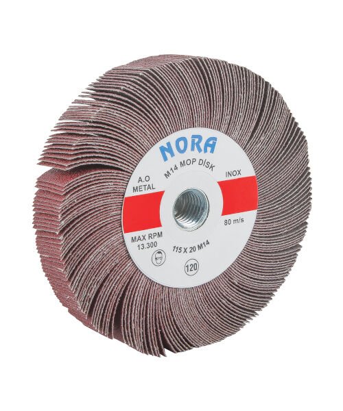 VİDALI MOP DİSK AO 115*20*M-14 80 Kum