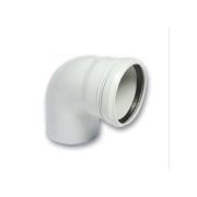 PVC ATIKSU KAPALI DİRSEK 160*90