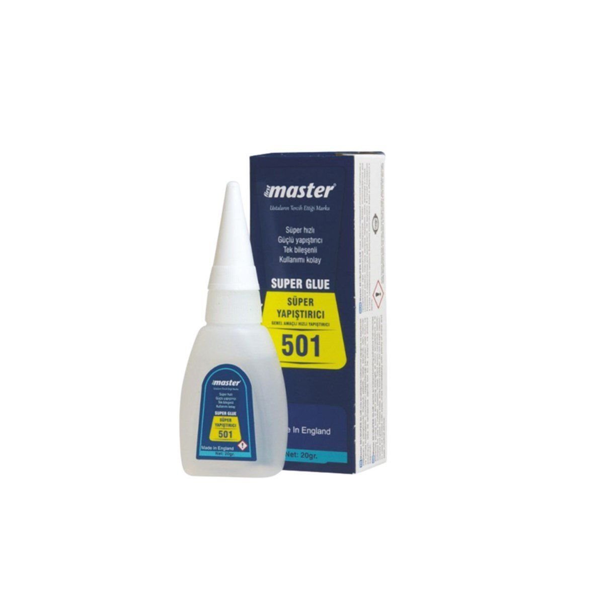 MASTER 501 SÜPER YAPIŞTIRICI 20 GR