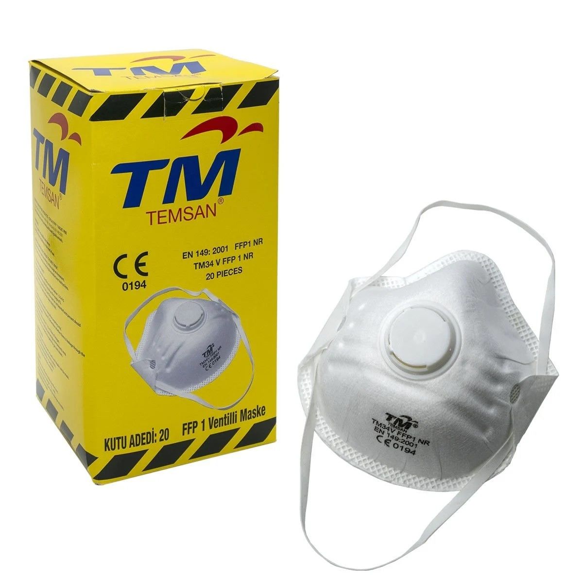 TM TOZ MASKESİ FFP1 VENTİLLİ