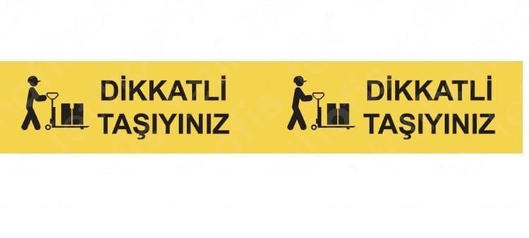 STARLİNE İKAZ BANDI DİKKATLİ TAŞIYIN SARI