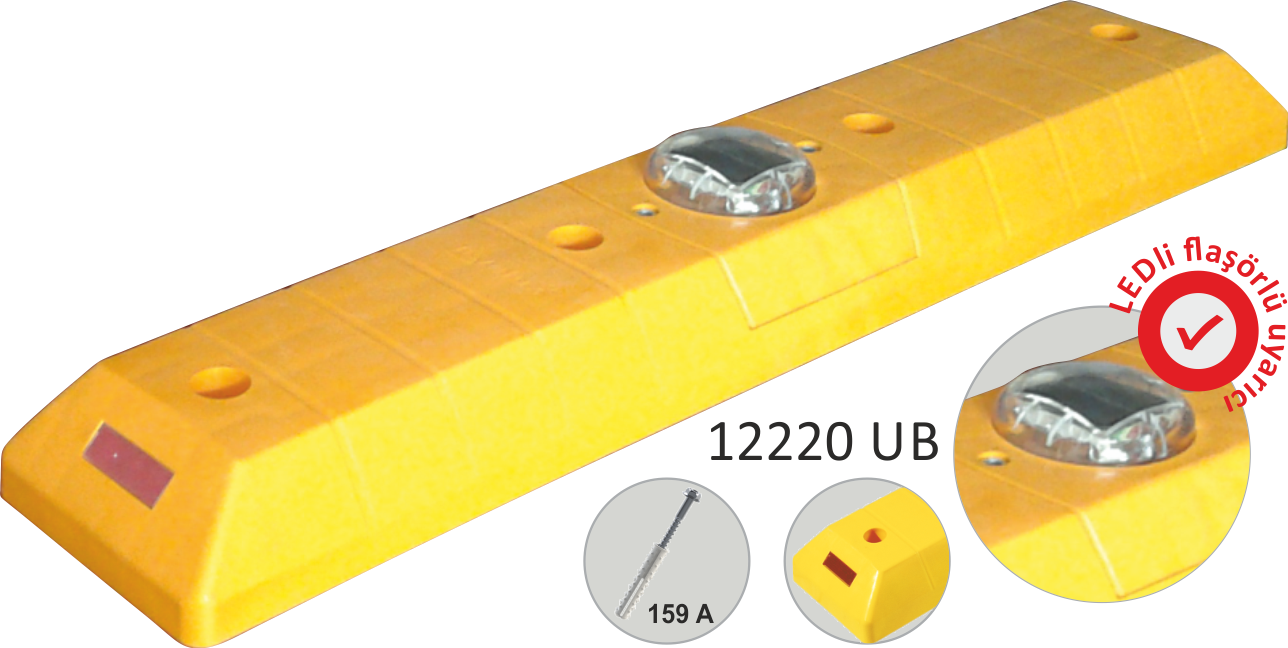 EVELÜX FLAŞÖRLÜ ŞERİT SINIRLAMA BUTONU 12220