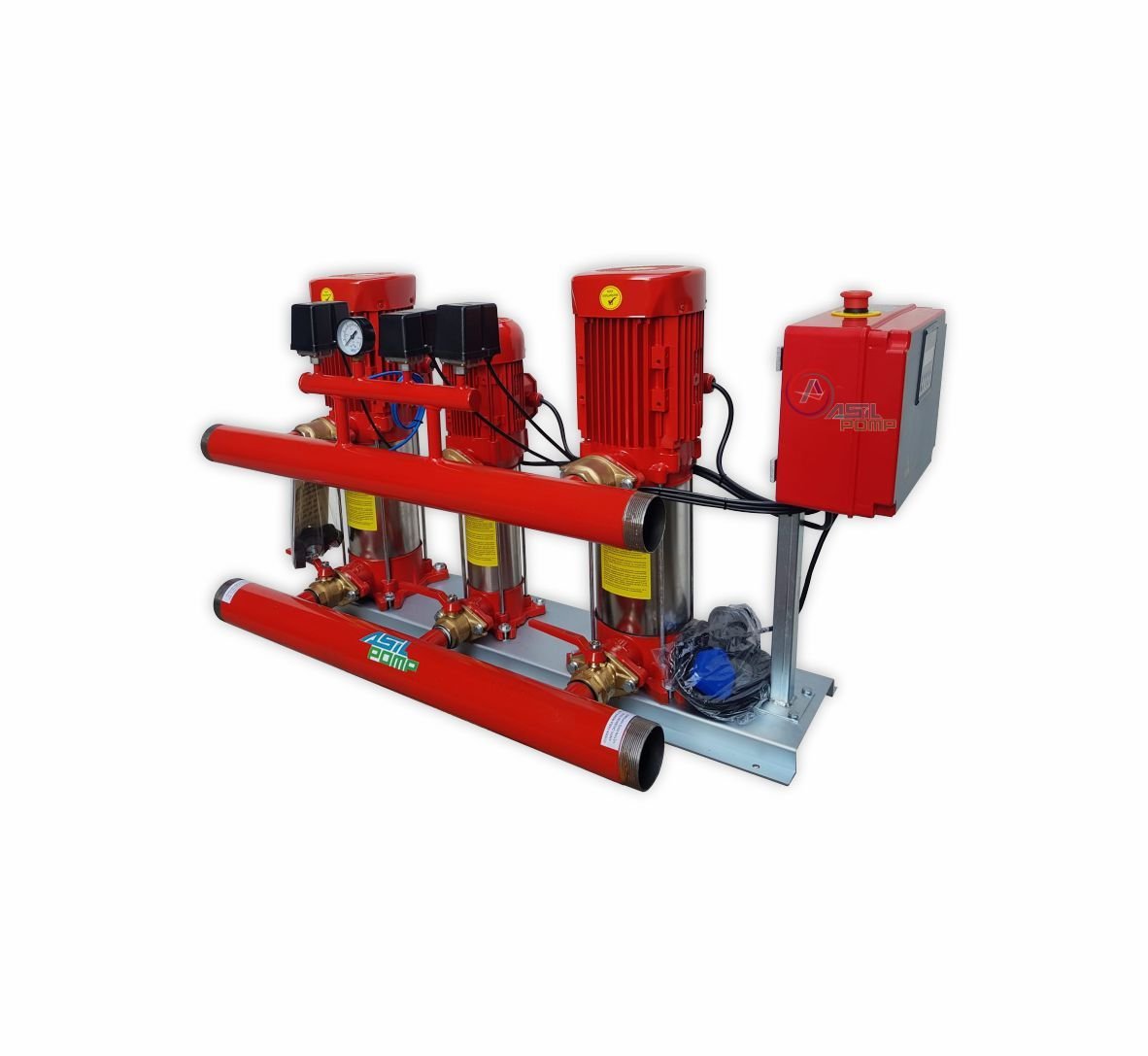 ASİL POMPA ÜÇ POMPALI HİDROFOR 2*ASD90/8T 3KW