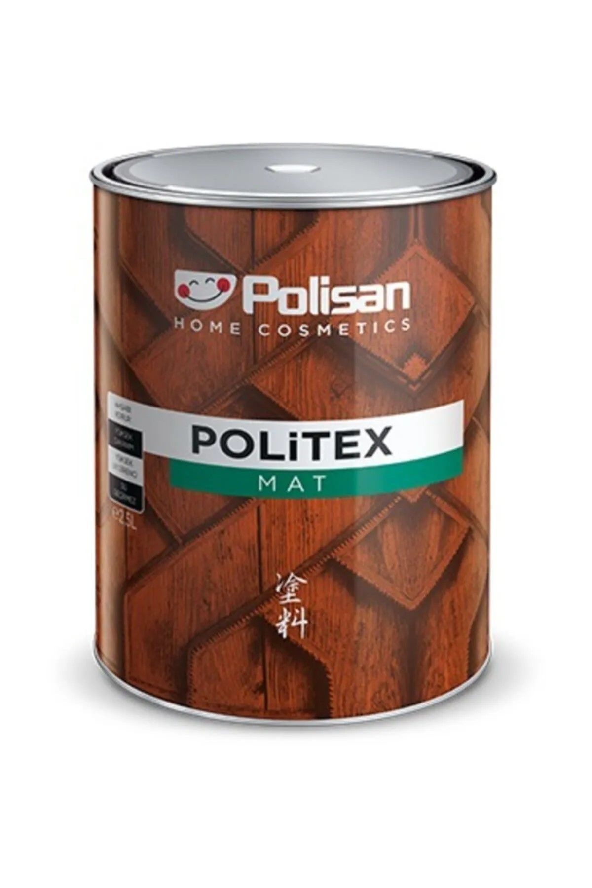 POLİSAN POLİTEX DEKORATİF BOYA MAT CEVİZ 15 LT