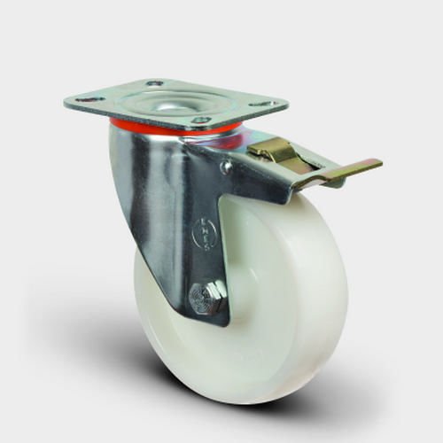 POLYAMİD TEKERLEK SARHOŞ FRENLİ 150 - 40 MM