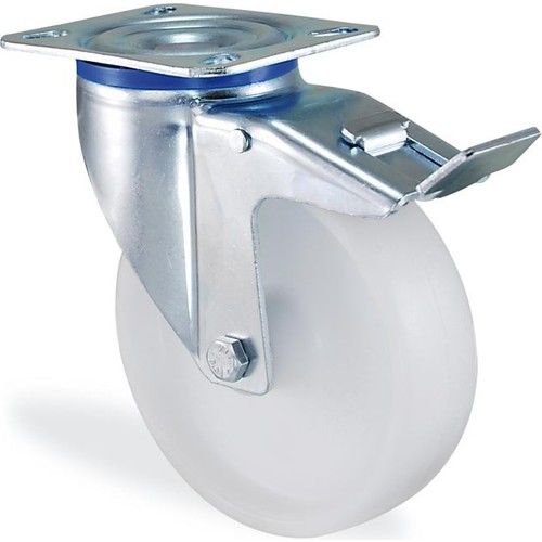 POLYAMİD TEKERLEK SARHOŞ FRENLİ 100 - 30 MM