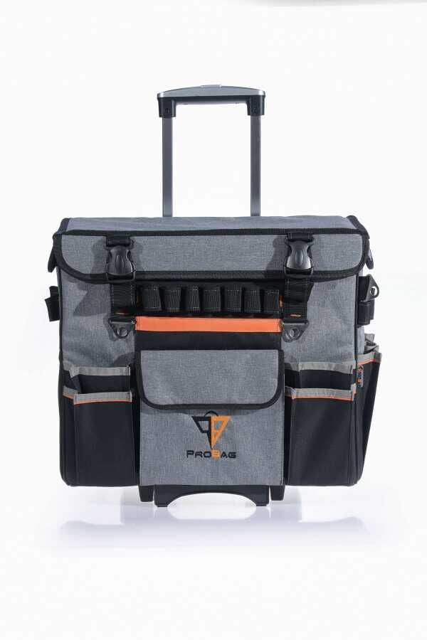 PROBAG PB-TÇ0004 TEKERLEKLİ ÇEKÇEKLİ PRO ALET VE TAKIM ÇANTA