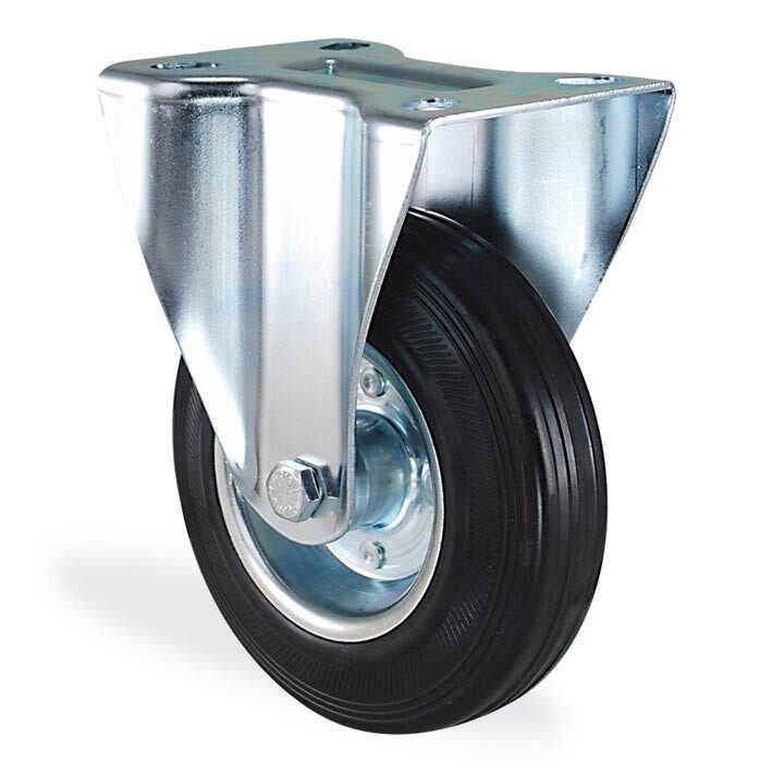 LASTİK TEKERLEK SABİT 125 - 37,5 MM