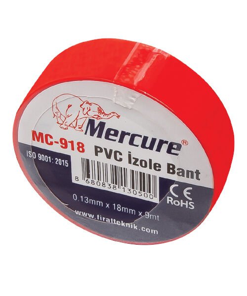 MERCURE İZOLE BANT KIRMIZI MC-918
