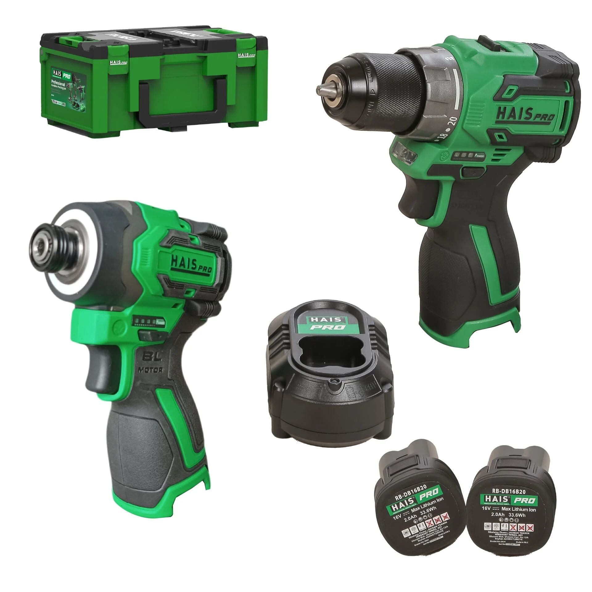 HAIS PRO RB-03 16V 2 Lİ SET