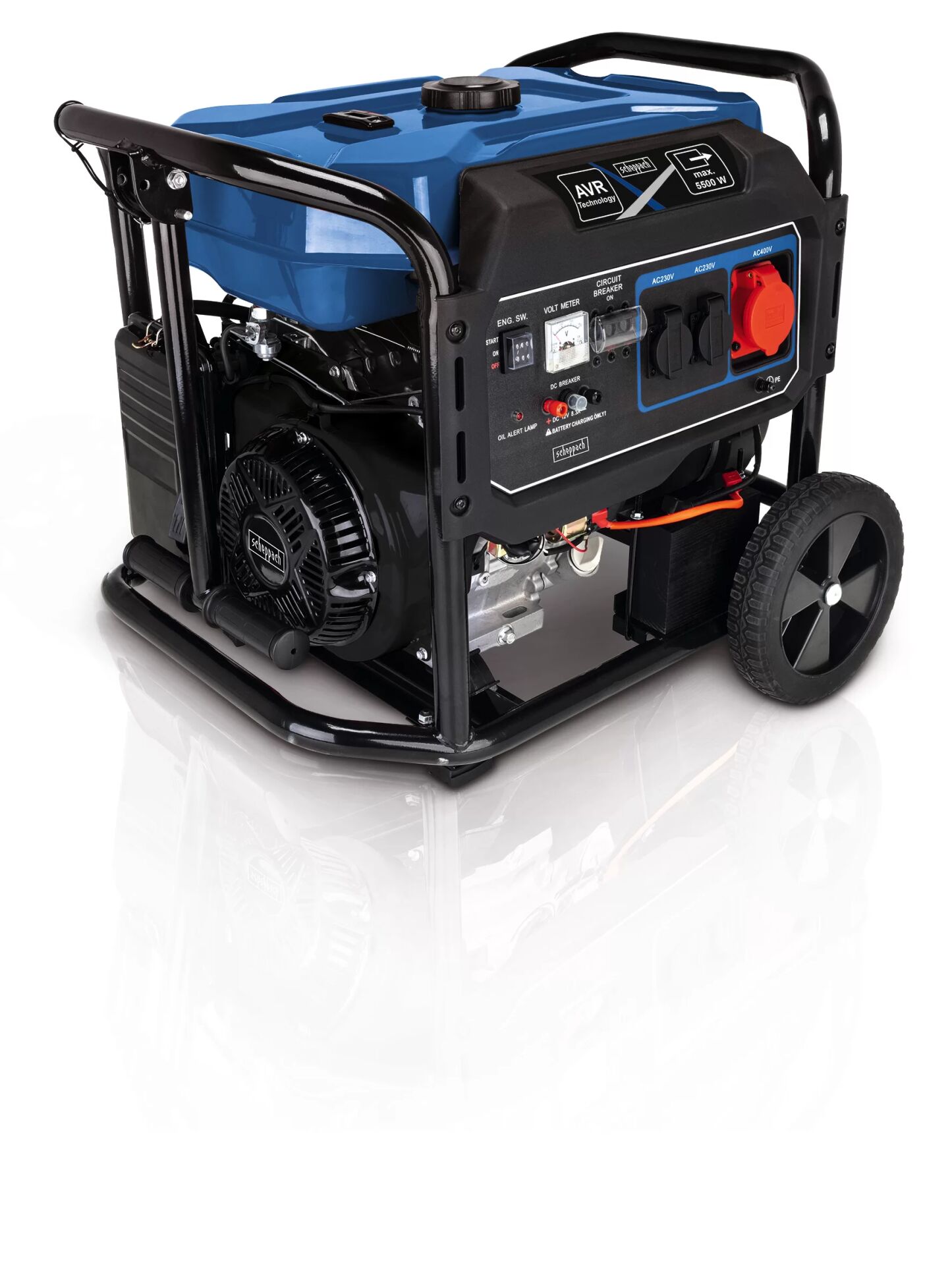 SCHEPPACH SG7100X 5,5 kW BENZİNLİ TRİFAZE JENERATÖR