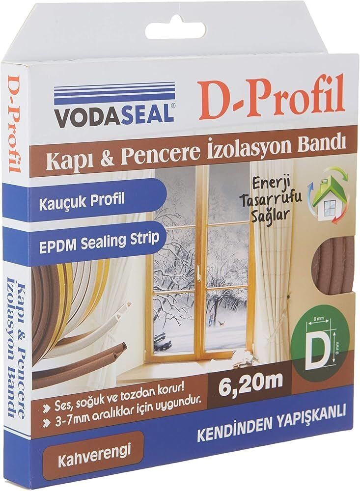 VODASEAL KAPI PENCERE İZOLASYON BANDI 6,2 MTR BEYAZ