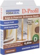 VODASEAL KAPI PENCERE İZOLASYON BANDI BEYAZ 6,2 MT