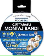 VODASEAL ÇİFT TARAFLI KÖPÜK MONTAJ BANDI 25 MM