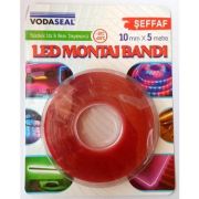 VODASEAL VHB MONTAJ LED BANDI ŞEFFAF 10MM