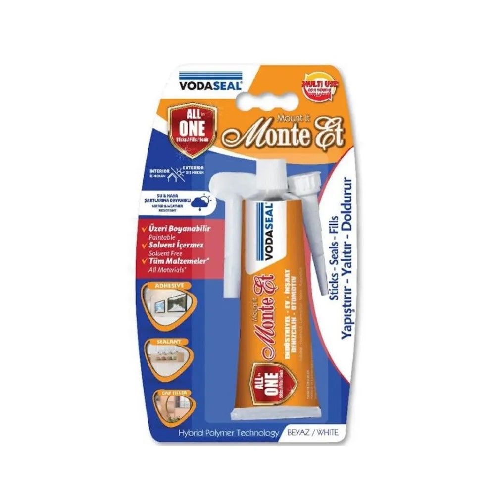 VODASEAL MONTE ET HYBRİD POLYMER 75 GR BEYAZ