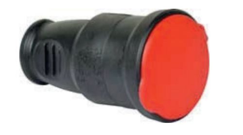 KAUÇUK TRİFAZE PRİZ  3*25