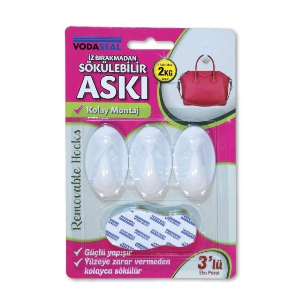 VODABOND BEYAZ 3LÜ BIRAKMAYAN ASKI HR-01