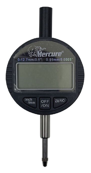 MERCURE DİJİTAL KOMPARATÖR SAATİ KULAKSIZ 0-12,7x0,01mm. PROF.