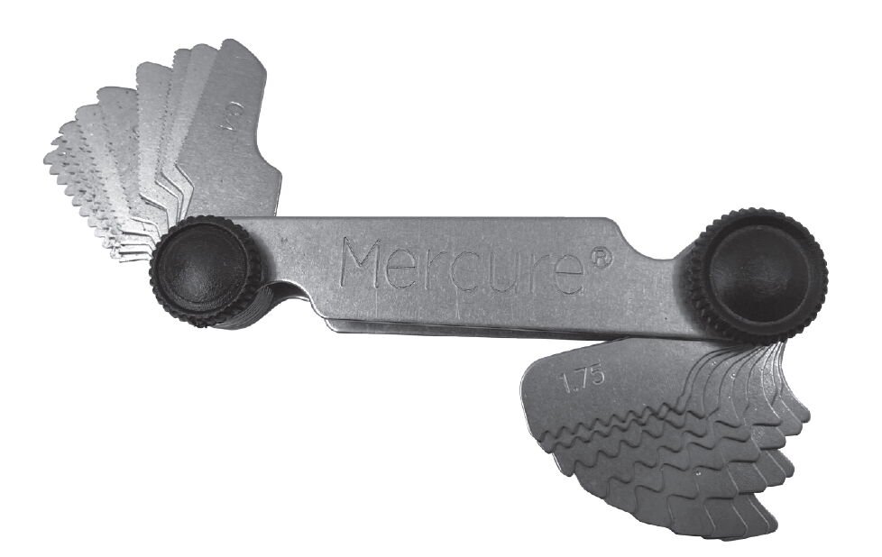 MERCURE DİŞ TARAĞI 0,4-6mm. 20 Yapraklı