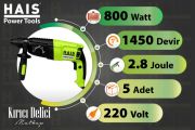 HAIS KIRICI DELİCİ MATKAP 2601 800W