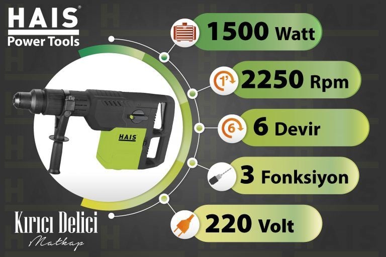 HAIS KIRICI DELİCİ  MATKAP Z1C 10,1 KG