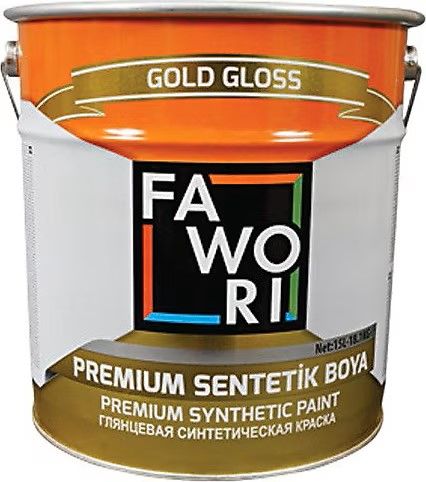 FAWORİ SENTETİK ALTIN SARI BOYA 0,75 LİTRE
