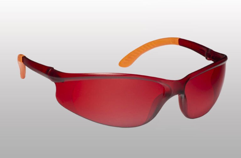 SİLİKON SAPLI KORUYUCU GÖZLÜK 602 KIRMIZI