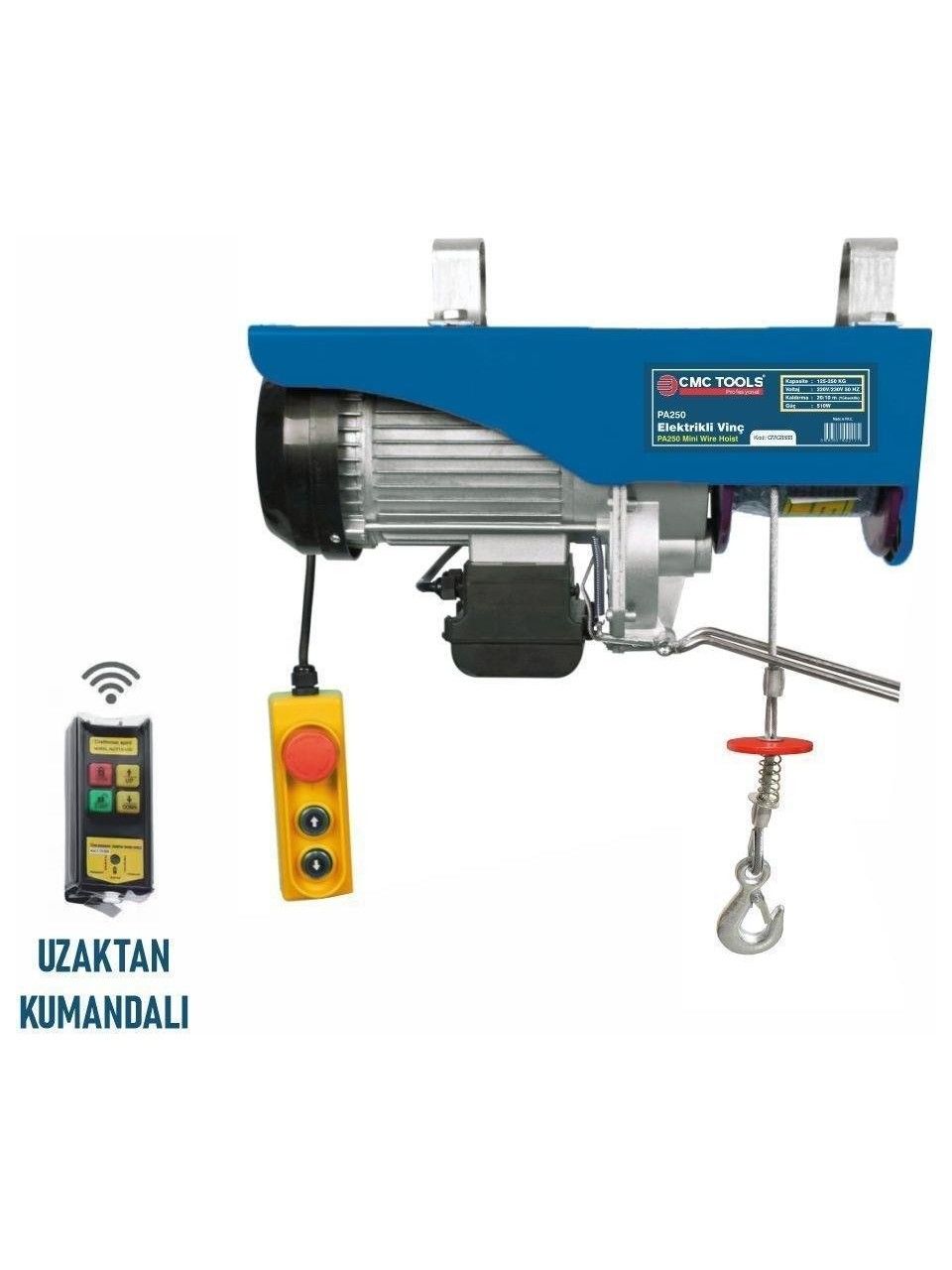 CMC TOOLS CMC8643 ELEKTRİKLİ VİNÇ 600/1200 KG