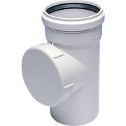 PVC ATIKSU TEMİZLEME KAPAĞI 110 MM