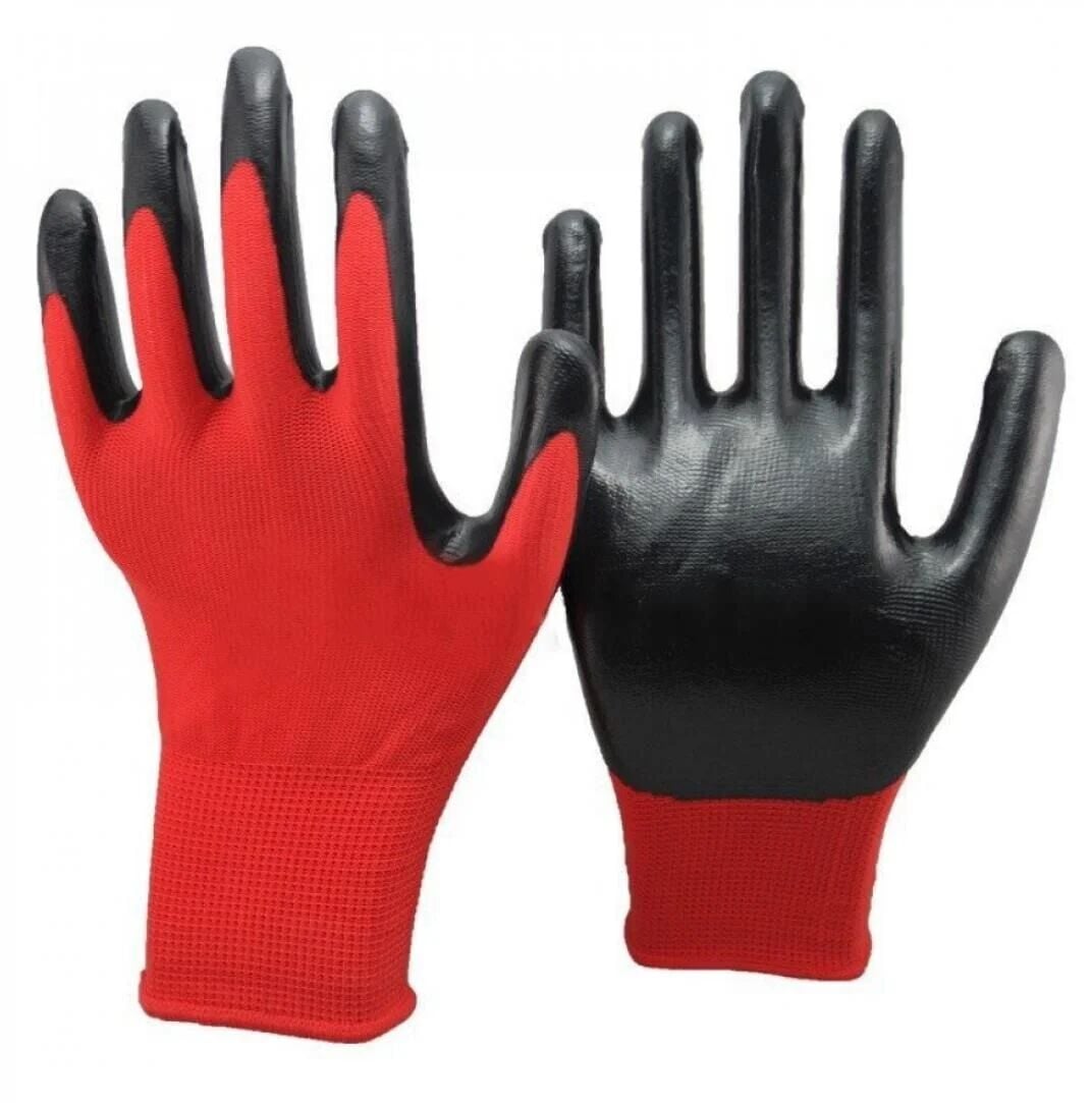 KAANFLEX KF-444 NİTRİL ELDİVEN  KIRMIZI SİYAH XL/10