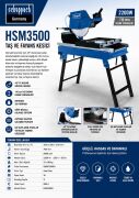 SCHEPPACH TAŞ VE FAYANS KESİCİ HSM3500