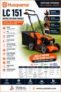 HUSQVARNA LC151 ÇİM BİÇME MAKİNESİ İTMELİ